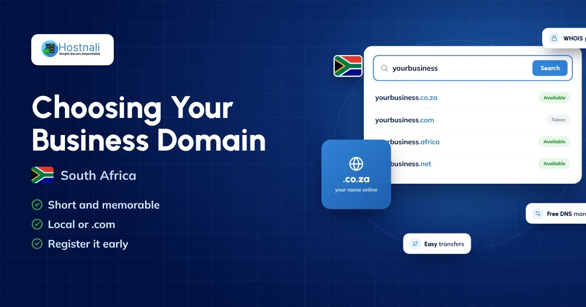 How to Choose a Domain Name for Your Business in South Africa
