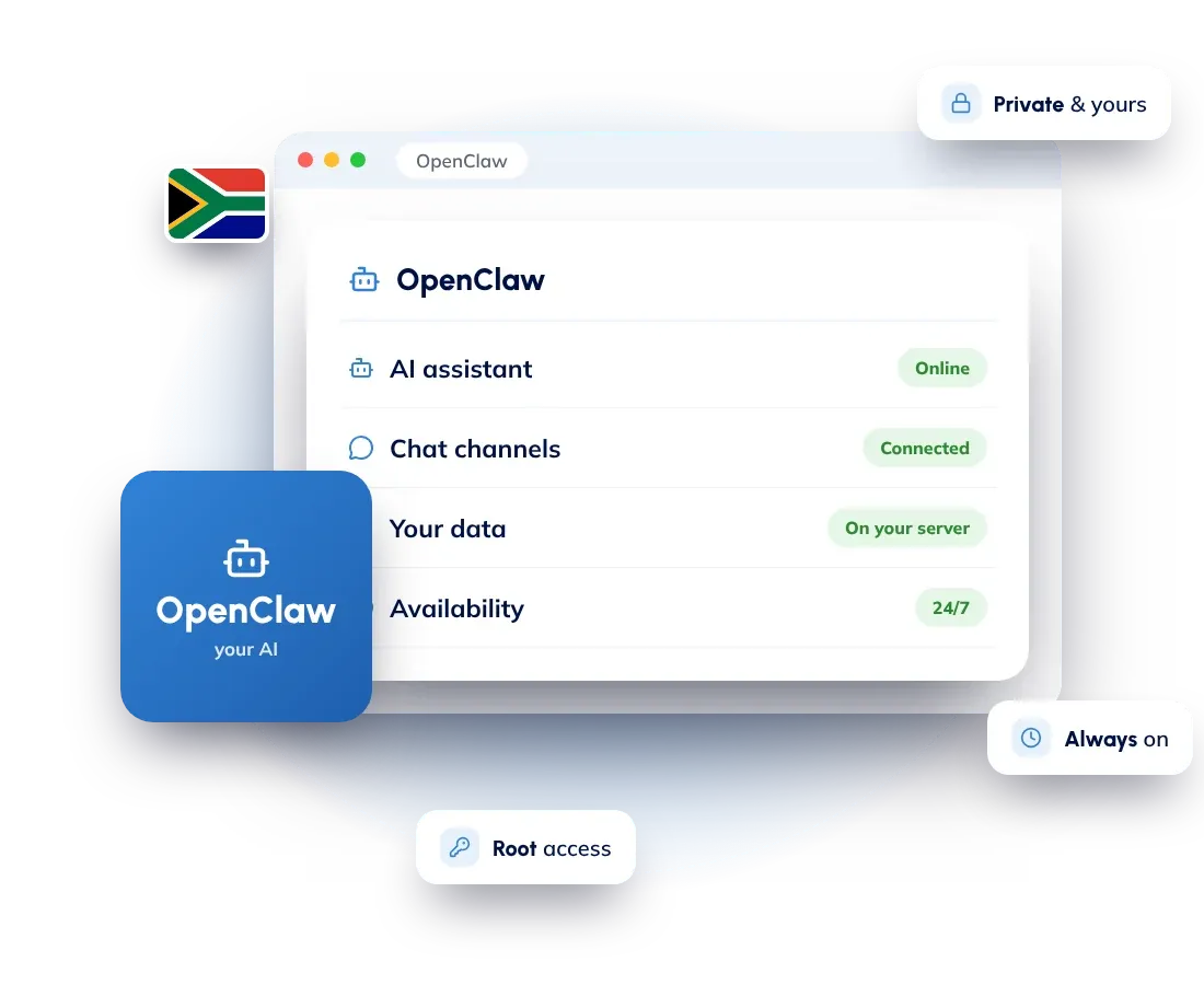 OpenClaw hosting in South Africa: a self-hosted AI assistant on your own VPS