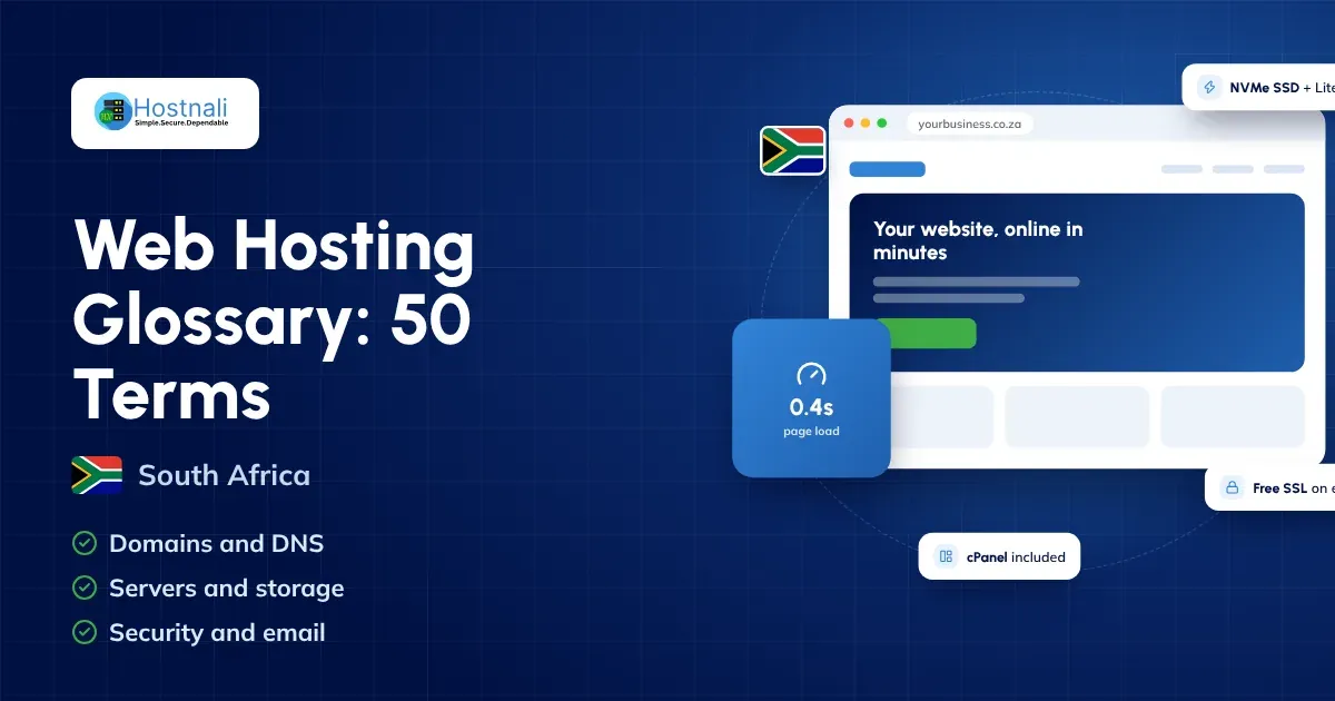 Web Hosting Glossary: 50 Terms South Africans Should Know